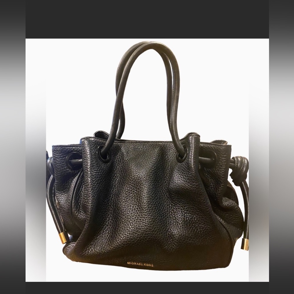 Michael Kors Black Leather Tote